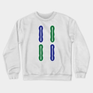 Four Bamboo Stick String Si Tiao 索 Tile. It's Mahjong Time! Crewneck Sweatshirt